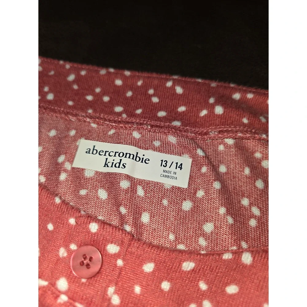 Abercrombie kids tie front shirt and jeans size 13 14
